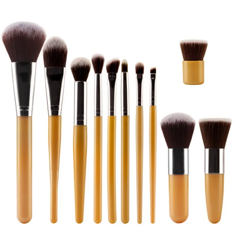 

Plastic brushes Handle Cosmetic Makeup Eyeshadow Foundation Concealer