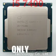 Оригинальный процессор Intel i5 7400, четырехъядерный 3,0 ГГц LGA 1151 TDP 65 Вт 6 Мб кэш-памяти 14 нм с HD графикой, настольный процессор