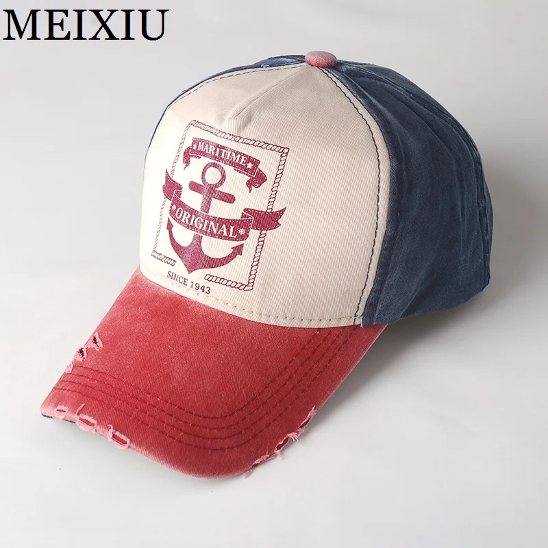 Men Anchor Embroidery Baseball Cap