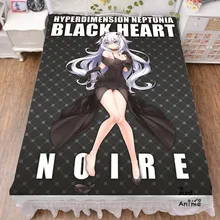 Japanese Anime Choujigen Game Neptune Black Heart Noire Bed sheets Bedding Coverlet cartoon Flat Sheet cosplay fan gifts Japanese Anime Choujigen Game Neptune Black Heart Noire Bed sheets Bedding Coverlet cartoon Flat Sheet cosplay fan gifts