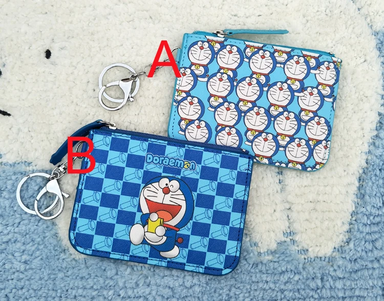 Doraemon PU мультяшный кошелек мини с отделением для карт сумка из искусственной кожи