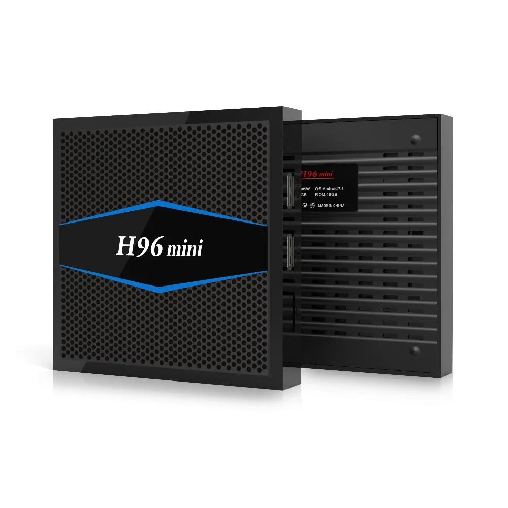 ТВ-приставка H96 mini на Android 7 1 2 + 16 ГБ четырехъядерный процессор Amlogic S905W Wi-Fi |