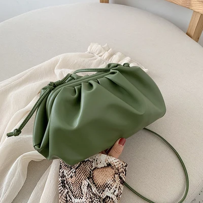 TOYOOSKY, оригинальная брендовая модная сумка, женские сумки через плечо, роскошные дизайнерские сумки, сумка-тоут с завязками, женская сумка - Цвет: Green