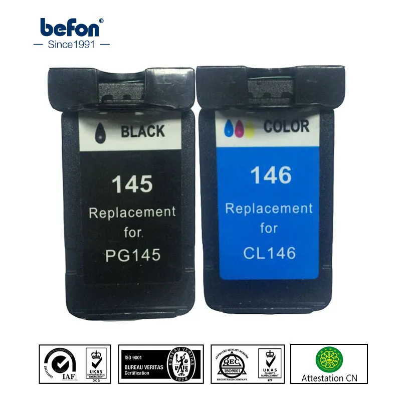 Befon cartucho de tinta para impresora Canon, recambio de tinta Compatible  con 145, 146, PG145, CL146, PG 145, CL 146, MG2410, 2510, IP2900, 2900|ink  cartridge|replacement cartridgecartridge for canon - AliExpress