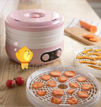Dried Fruit Vegetables Herb Meat Machine Household MINI Food Dehydrator Pet Meat Dehydrated 5 trays Snacks Air Dryer household dried fruit machine fruit and vegetable dehydration machine food dryer pet meat food air dryers