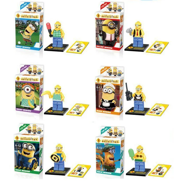 despicable me minions building blocks dave stuart brick model toys classic christmas toys movie small dolls - Minions Christmas Movie despicable me minions building blocks dave stuart brick model toys classic christmas toys movie small dolls - Minions Christmas Movie