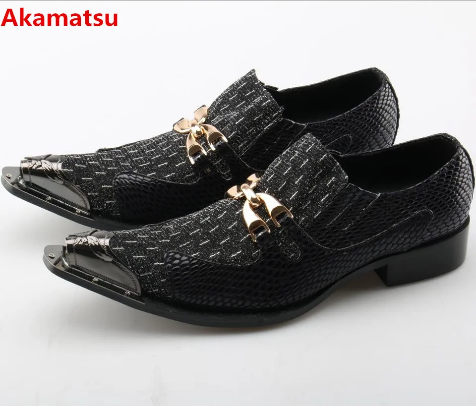 formal black loafer shoes