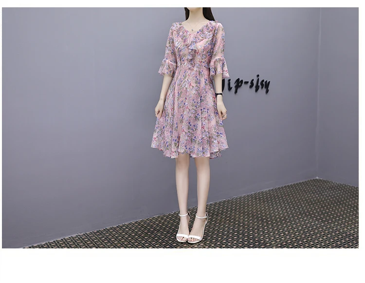 Новое поступление большие Размеры Для женщин модное летнее платье для девочек шифоновое платье феи женские вечерние ночное Повседневные платья 4XL 100 кг, размер изделия