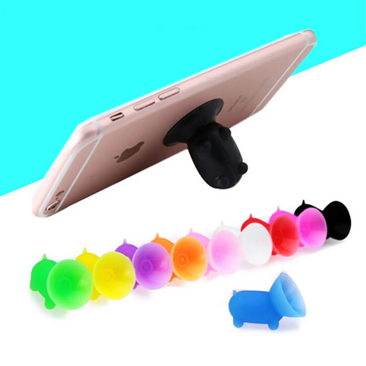 

Cute Cartoon Suction Cup Mini Pig Suction Cup Mobile Phone Holder Cell Phone Holder for Galaxy S4 Phones Universal Phone