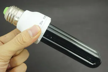 

E27 20W Ultraviolet UV curing / Blacklight lamp Black Light Bulb /Purple stage fluorescent light show