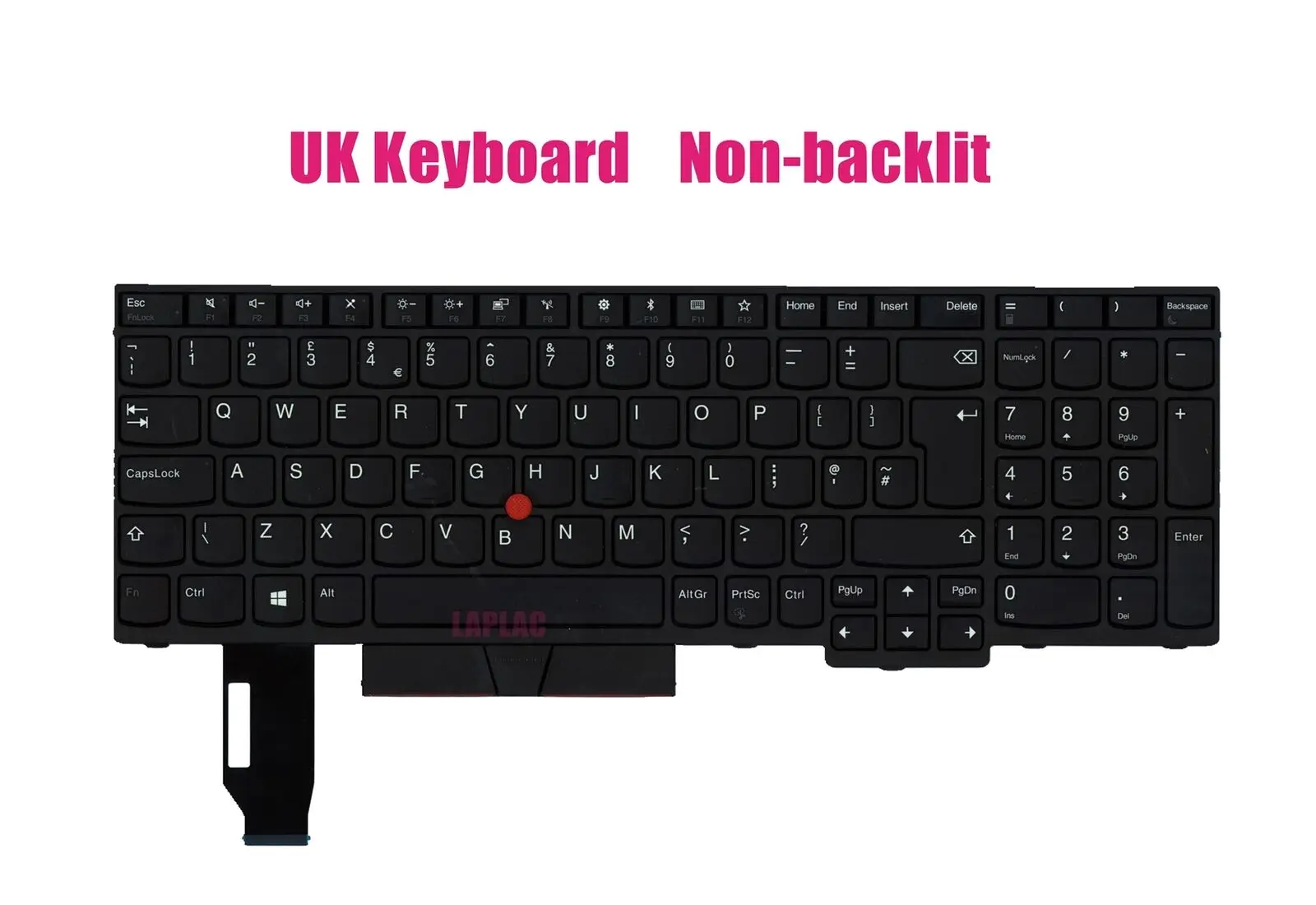 Новая Клавиатура Великобритании для Lenovo ThinkPad E580/L580/E585/E590 без подсветки |