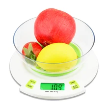 Chanseon 11lb x 0.1 унц. электронный Детские весы для Еда die почтовый баланс Кухня Весы 1 г 5 кг Пособия по кулинарии инструменты Вес цифровой Весы