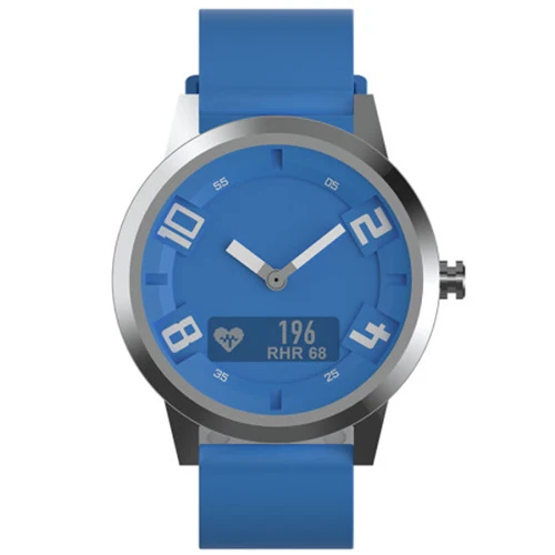 Lenovo WATCH X Спортивные Bluetooth Смарт-часы 5ATM водонепроницаемый пульт дистанционного управления камера Smartwatch OLED дисплей монитор сердечного ритма шагомер - Цвет: Ocean Blue