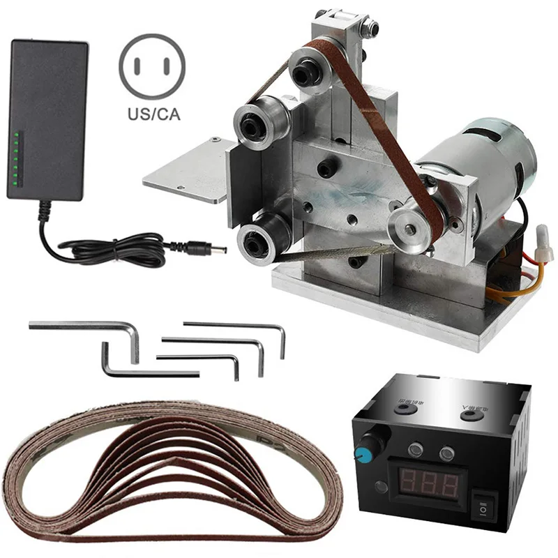 

Grinder Electric Belt Sander Mini DIY Polishing Grinding Sharpener Machine HUG-Deals