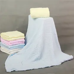 110*110 см удобный банный халат для малышей, однотонное Хлопковое одеяло для малышей, детский банный халат с капюшоном, банное полотенце для