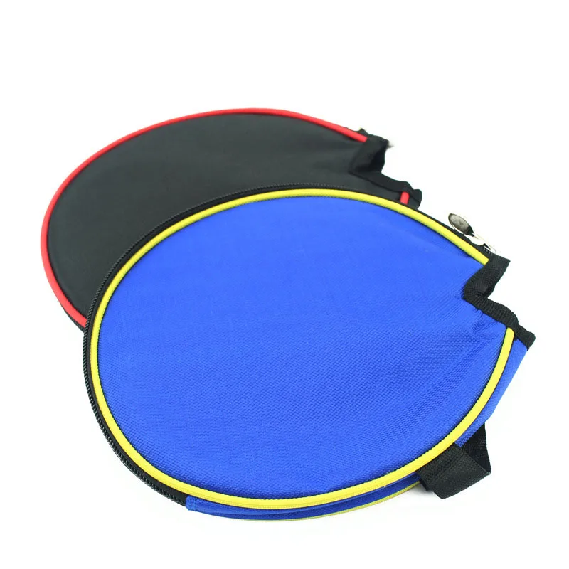 Huieson Professional Table Tennis Racket Case Circle Shape Ping Pong Paddle Container Bag Table Tennis Accessories Low Price