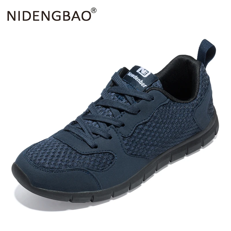 Running Shoes Men Mesh Breathable Comfortable Sport Shoes Outdoor Walking Lightweight Athletic Sneakers For Male Blue Size 39-50 Running Shoes Men Mesh Breathable Comfortable Sport Shoes Outdoor Walking Lightweight Athletic Sneakers For Male Blue Size 39-50