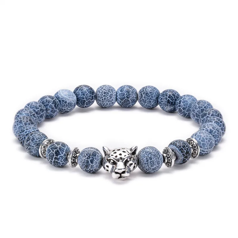 

HIYONG 2019 Luxury Designer Natural Stone Bracelet Men Bracelet Couple Bracelet Owl Beads Bangles Pulseras Hombre Jewelry
