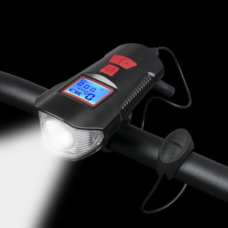 font b Electric b font Bike Horn Led Flashlight Front Light font b Bicycle b