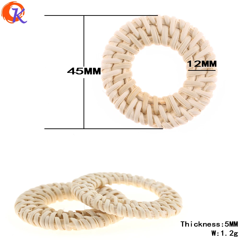 Cordial дизайн 20 шт./пакет 32*52 мм ювелирные аксессуары/ручной работы/полые падение форма/бамбук ротанга/украшение/серьги выводы