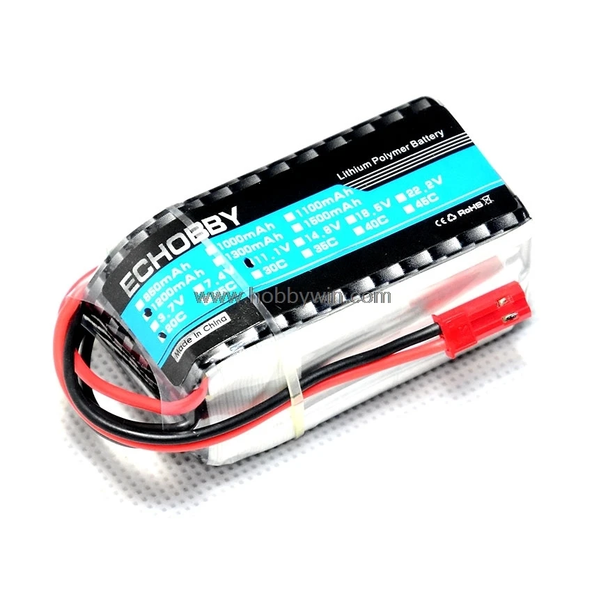 11 1 V/3S 1200mAh 20C литий полимерная батарея JST plug Burst 40C радиоуправляемая модель