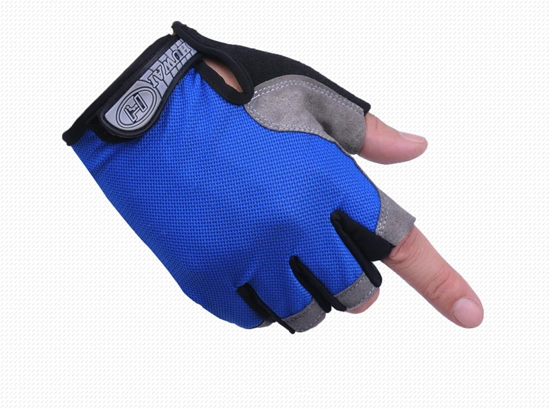 Summer menwomen fitness gloves gym weightlifting cycling yoga bodybuilding training thin breathable non-slip half finger gloves (43)