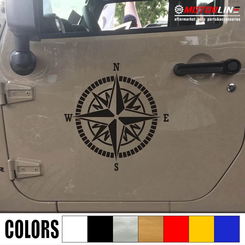 

4X4 compass Off Road Decal Sticker Car Vinyl fit for Jeep Ford Chevy Toyota h