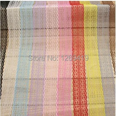 4.2cm Wide 20 m/lot 11colors M word Laciness inelasticity Lace fabrics decoration DIY Crafts/garment accessories free shipping | Дом и сад