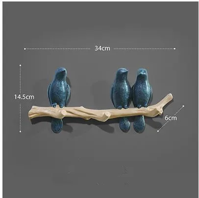 Креативная модель птицы, украшения для животных, предметы домашнего обихода в европейском и американском стиле, украшение сада - Цвет: 17