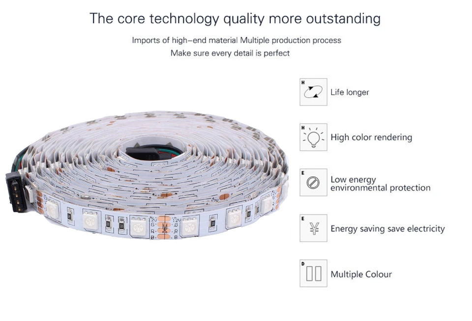 5 м 300 светодиодов водонепроницаемый RGB светодиодный светильник 2835 5050 12 В постоянного тока 60 светодиодов/м Fiexble светильник Светодиодная лента лампа для украшения дома