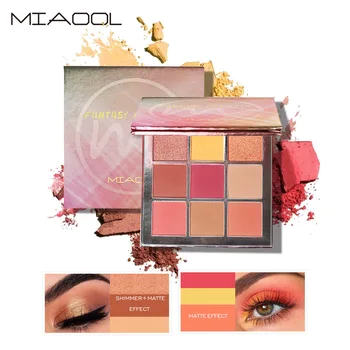 

Miaool Limited Edition 9 Colors Matte Shimmer Eyeshadow Pallete Pressed Powder Glitter Eye Shadow Makeup Set paleta de sombra