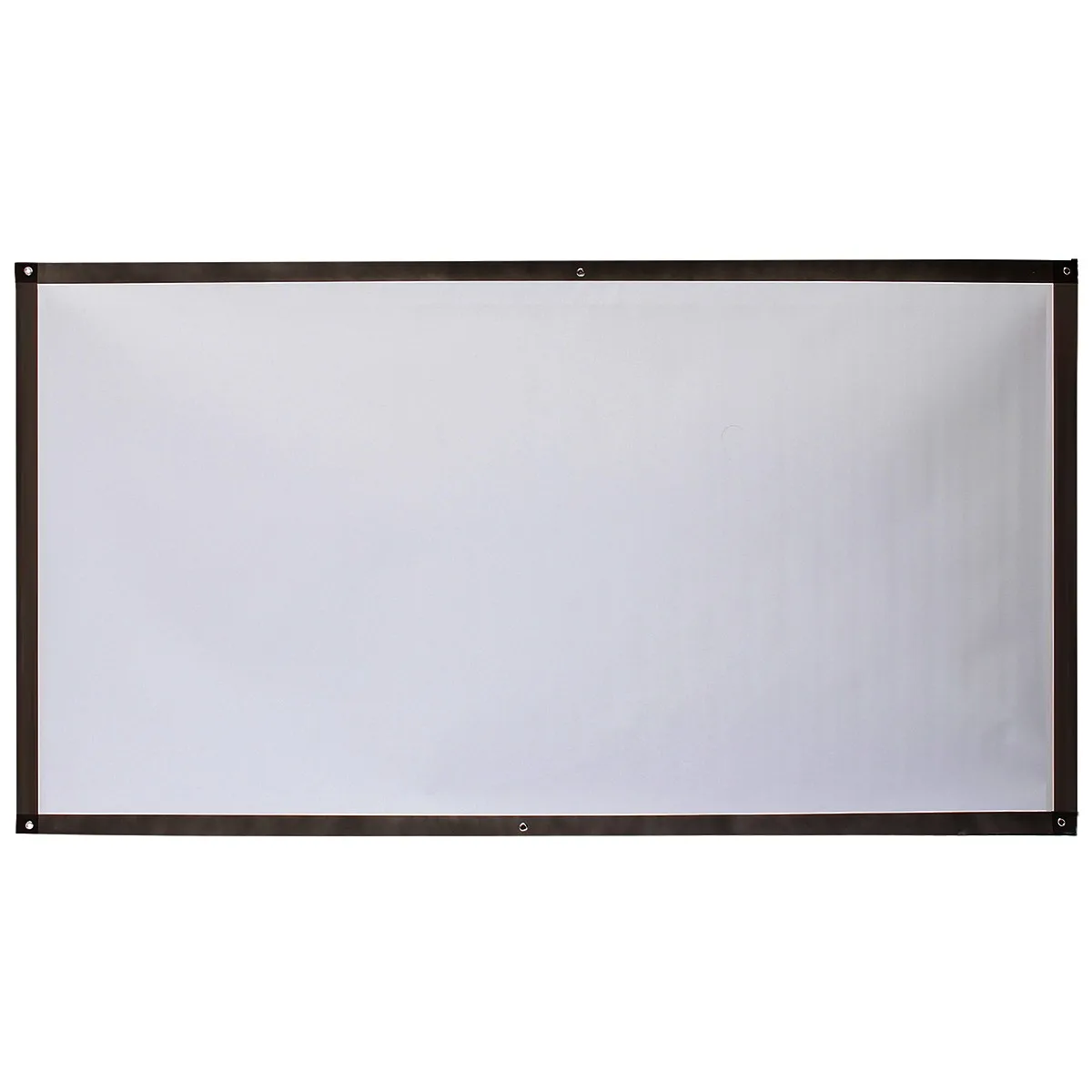 Портативный 60 дюймов HD настенный проекционный экран холст 16:9 светодиодный проектор экран для домашнего кинотеатра материал белая ткань