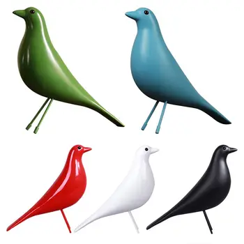 

Resin Craft Bird Figurine Statue Office Ornaments Sculpture Home Decoration Accessories Bird Sculpture