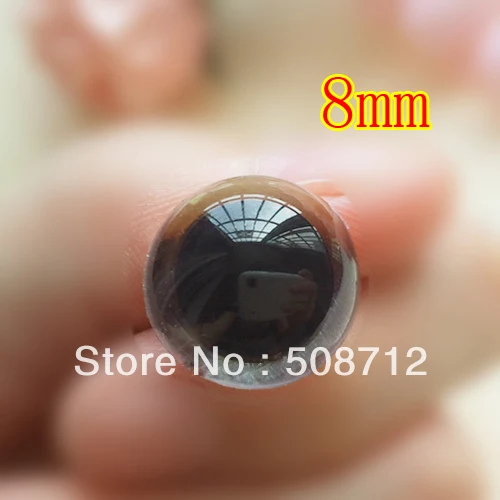 

fress ship!!! 100pairs 8mm transparent soft toy eyes animal bear sock creature monkey making crafts