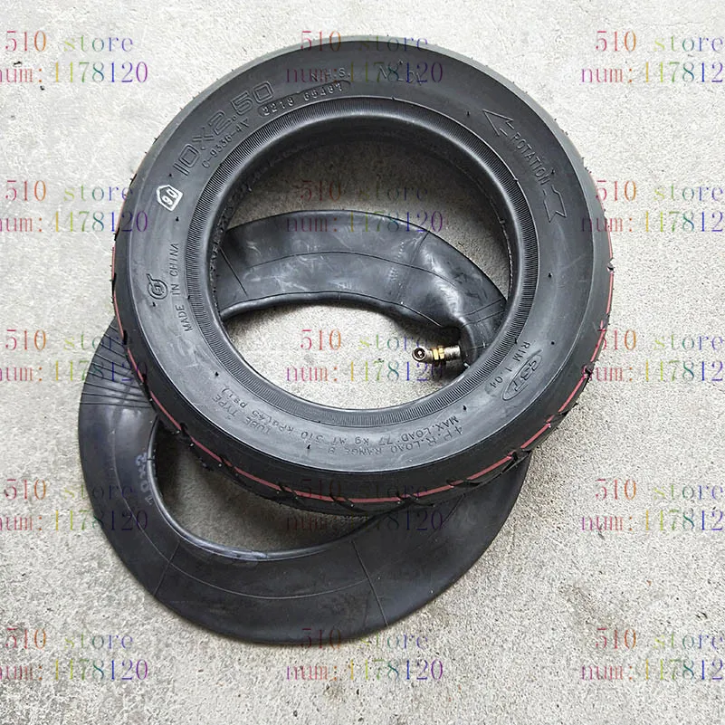 

Free shipping High quality speedway 10x2.50 10inch electric scooter Inner tube outer tube Explosion-proof tires Advanced tire