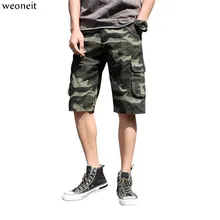 Weoneit мужские шорты Карго камуфляж Лето Горячая Распродажа повседневные мужские короткие штаны Удобная брендовая одежда камуфляж мужские карго шорты