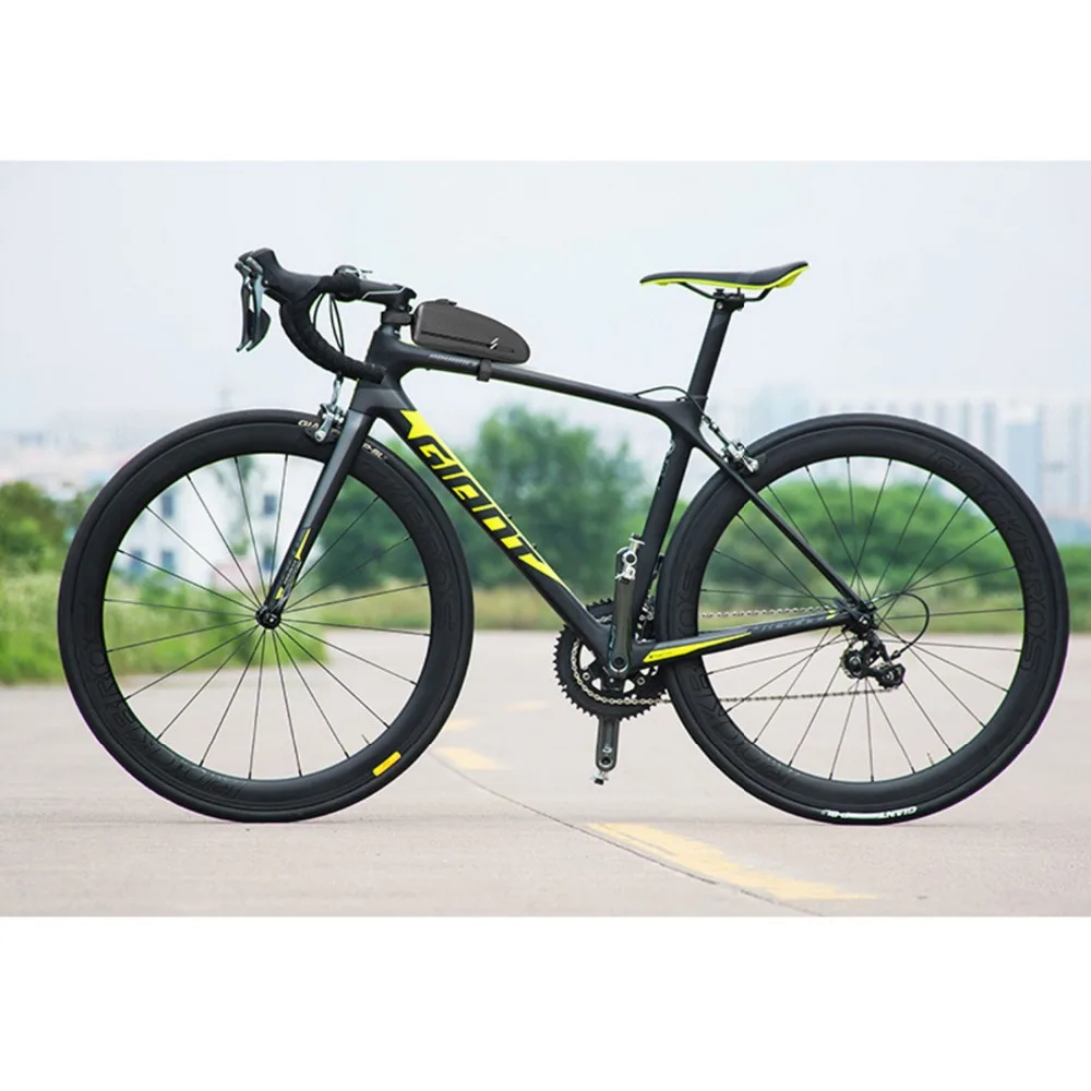 Flash Deal Tourbon MTB Bicycle Cycling Bike Top Front Tube Bag Waterproof Frame Bag Big Capacity Pannier Case Bike Accessories 2