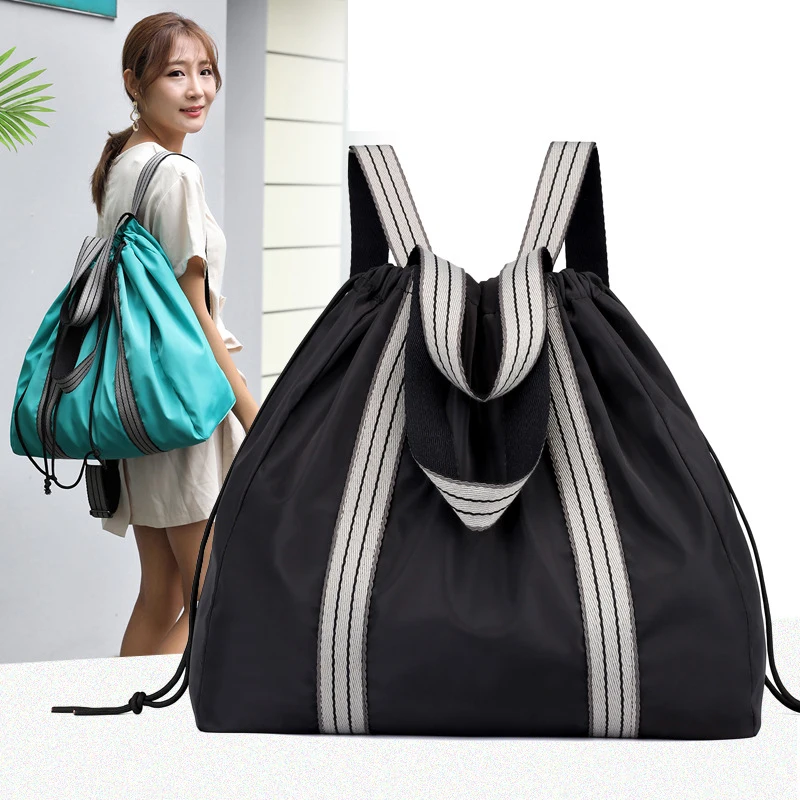

High-capacity Wild Joker Mummy Bag fashion Multi-function Leisure time Mother infant package Drawstring Travelling bag