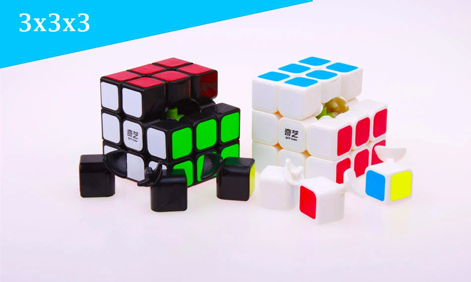QIYI 3x3x3 магический скоростной Куб 5x5x5 без наклеек, Магический кубик 2x2x2, карманный кубик-головоломка, профессиональный кубик 4x4x4 qiyi, развивающие игрушки