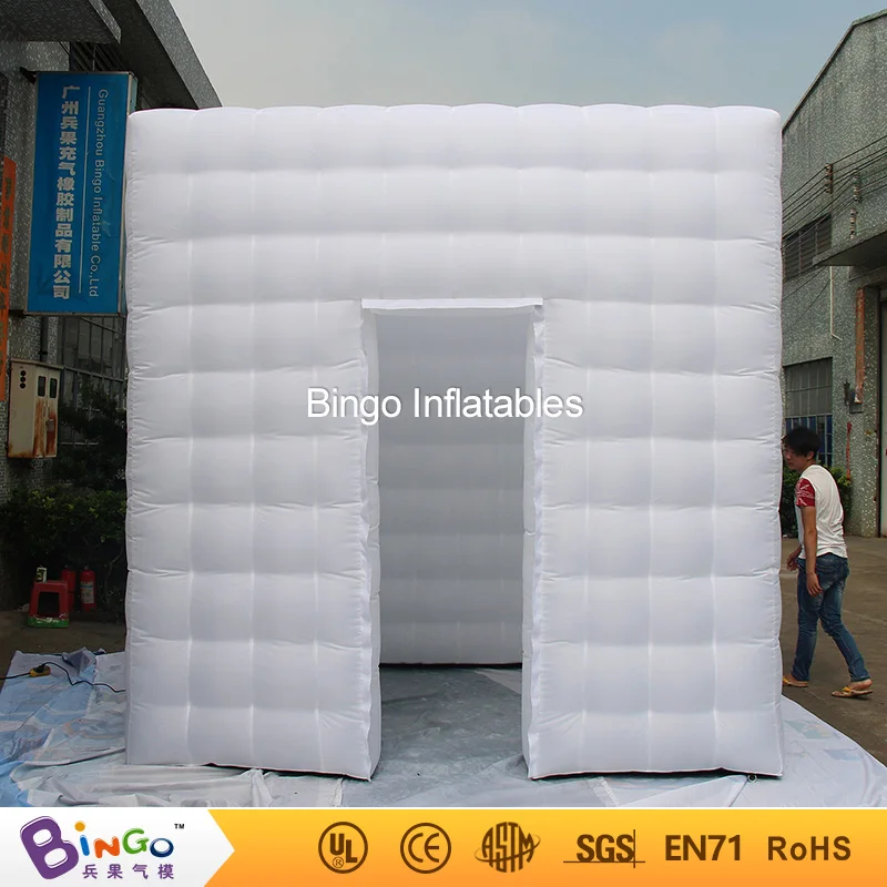  Free Delivery inflatable photo booth tent type 3X3X3 Meters LED lighting blow up cube photo booth w