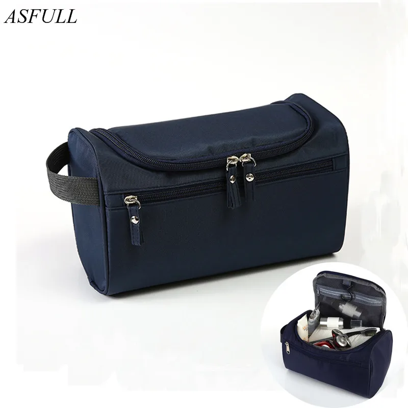  ASFULL Brand Men Waterproof Hanging Cosmetics Storage Bag Professional Beautician Makeup for Storag