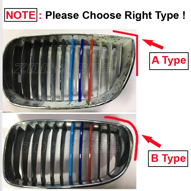 Skup 3D M Sport przedni grill zgrabna gazy osłona grilla cap naklejki dla 2003 2011 BMW 1 seria E87 E81 E82 e88 116 118 120 130