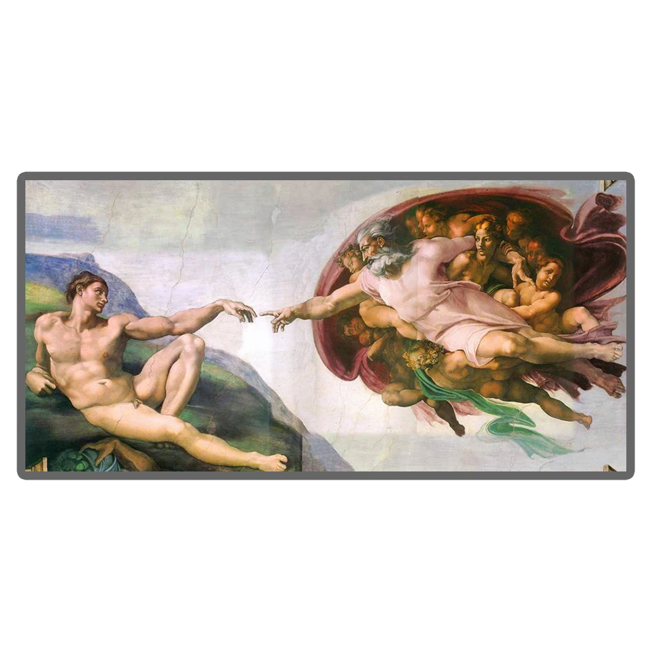 

Great Artist Michelangelo "The Creation of Adam" by Da Vinci 5D DIY Diamond Painting Full Square/Round Diamond Embroidery Sale