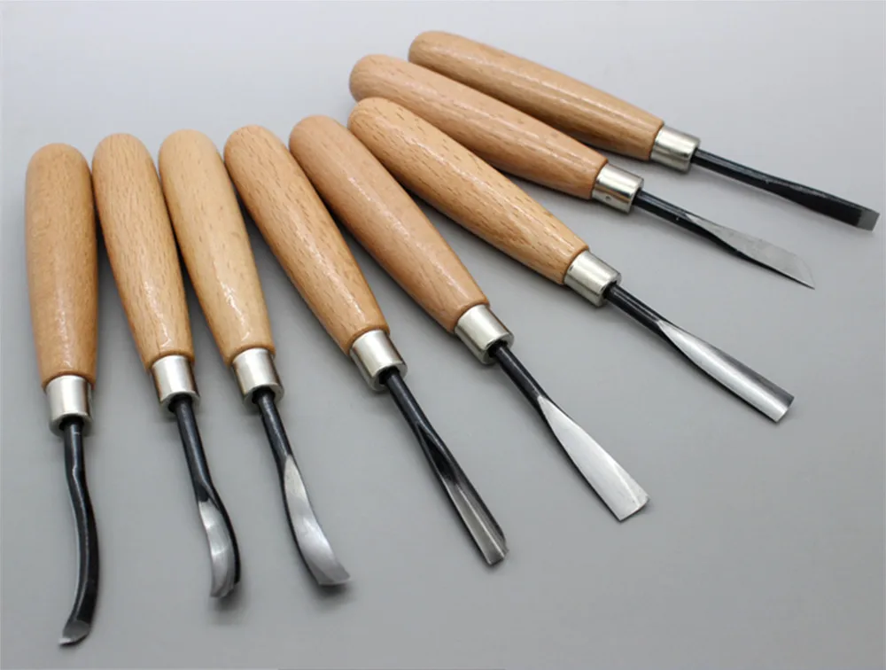 Набор инструментов для резьбы по дереву набор 8 шт.|wood carving tools|chisel setcarving wood tools |