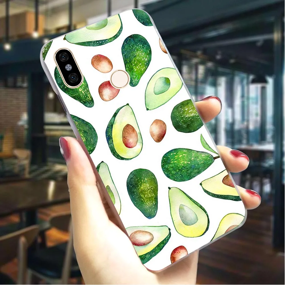 

Lovely fruit avocado Hard Cover for Xiaomi Redmi S2 Phone Case for Mi Redmi 3 3S 4 4X 4A 5 5A Plus 6 6A Pro Note 7 Prime