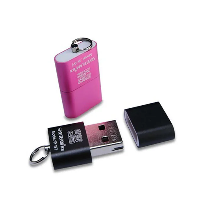 Lector de tarjetas de memoria TF Flash, adaptador Micro SD de alta velocidad, USB 2,0, alta calidad|Lectores de tarjetas| - AliExpress