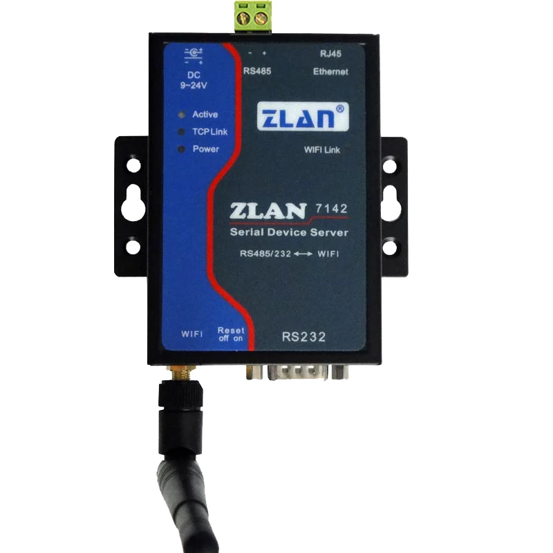 

Wireless serial server 232 to WIFI 485 to WIFI Modbus wireless gateway ZLAN7142