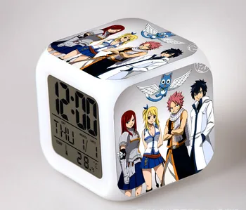 

Japanese Anime Fairy Tail 7 Color Change Digital Alarm Clock Gifts