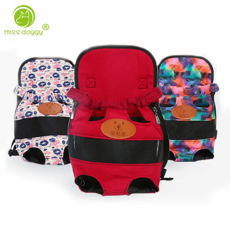 Dog Carrier Backpack Lightweight Mesh Colorful Travel Outdoor Products Breathable Shoulder Bags for Small Cat Chihuahua Gift | Дом и сад