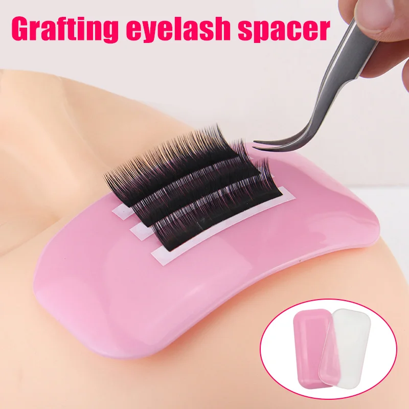 Silicone Pad Eyelash Grafting Tray Stand Holder Makeup Supplies Thicken Eyelash Pad SSwell in 